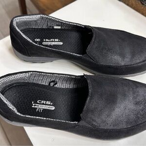 Sketchers Black Suede loafers